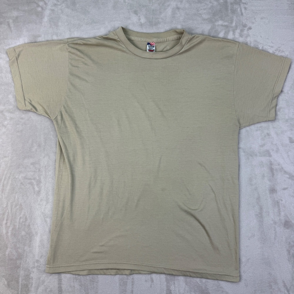 Jensen T Shirt Mens XL Tan Regular Tactical Military Issue 2000s Base Layer